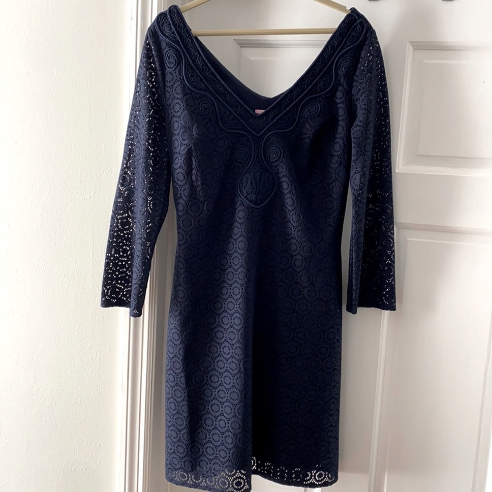 Lilly Pulitzer Navy Mini Dress